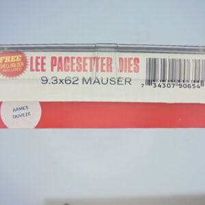 JEUX OUTILS ACIER LEE CALIBRE 9.3X62 MAUSER