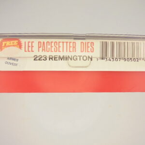 JEUX OUTILS ACIER LEE CALIBRE 223 REMINGTON