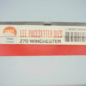 JEUX OUTILS ACIER LEE CALIBRE 270 WINCHESTER