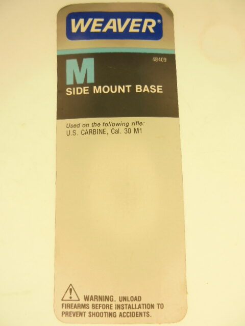 EMBASE WEAVER N°M US CARBINE M1 – Image 5