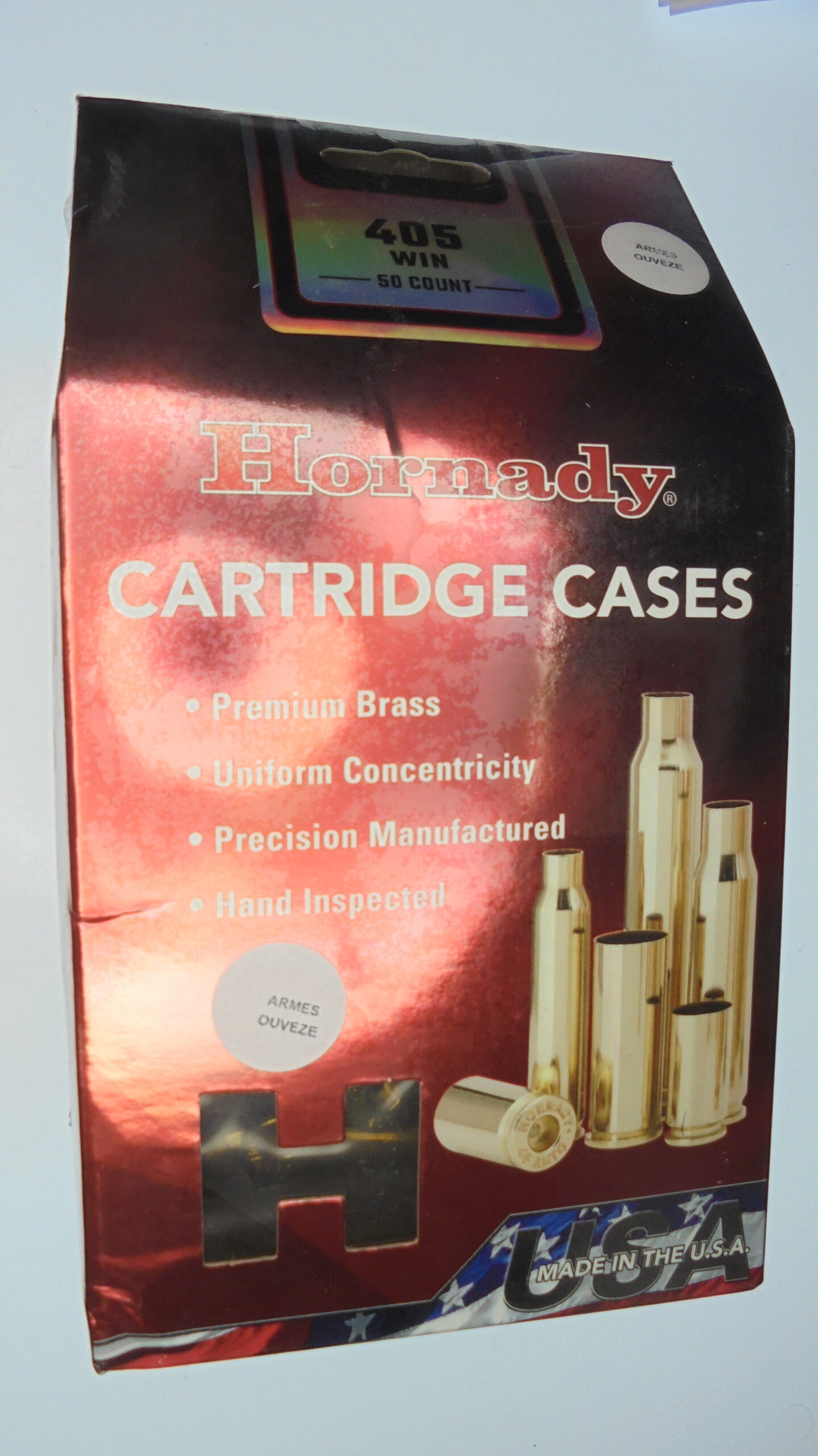 DOUILLES HORNADY CALIBRE 405 WINCHESTER (X 50) – Image 2