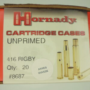 DOUILLES HORNADY CALIBRE 416 RIGBY (X 20)