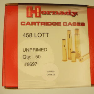 DOUILLES HORNADY CALIBRE 458 LOTT (X 50)