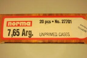 DOUILLES NORMA CALIBRE 7.65X53 ARGENTIN (X 20)