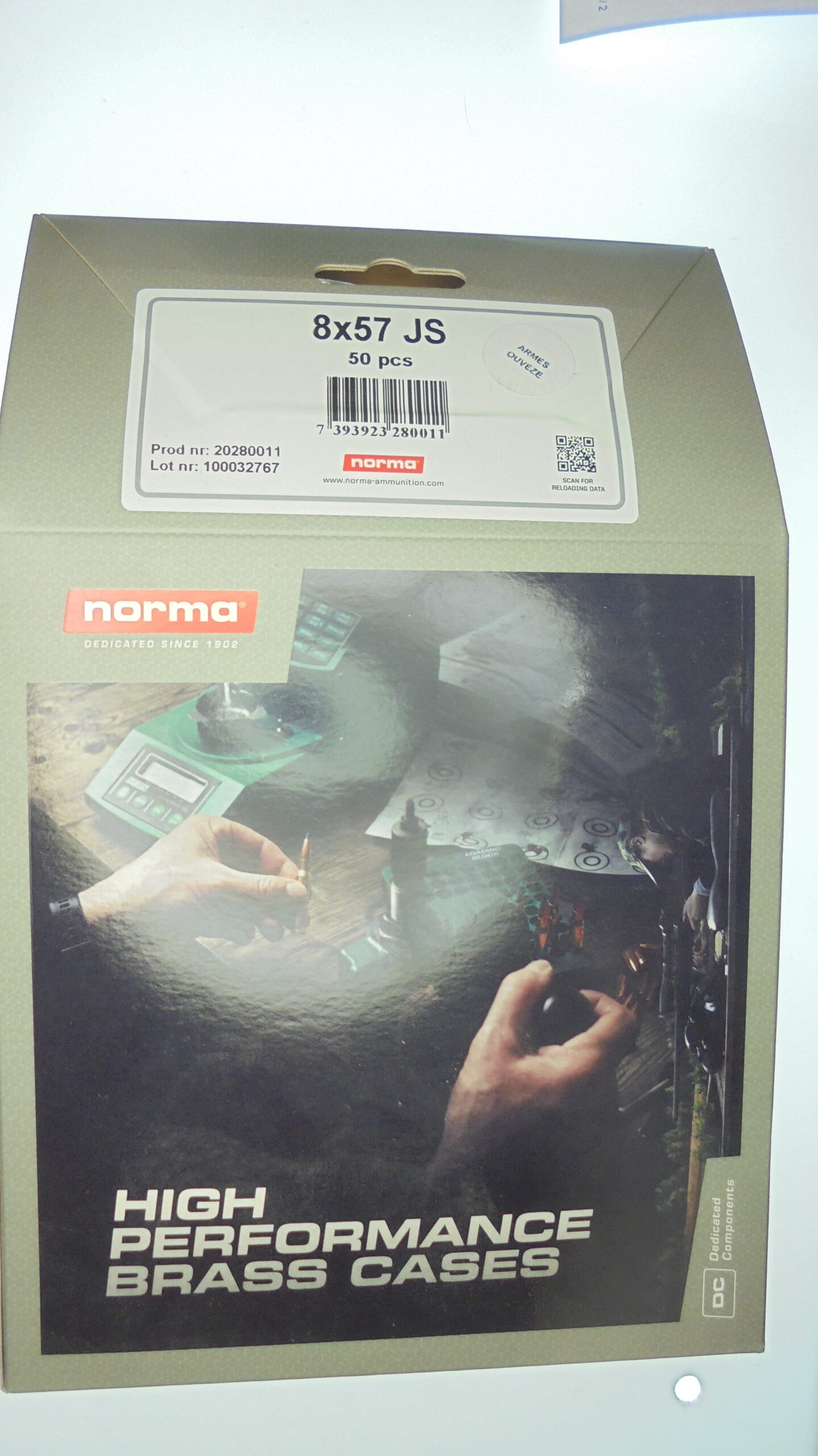 DOUILLES NORMA CALIBRE 8X57 IS (X 50) – Image 2