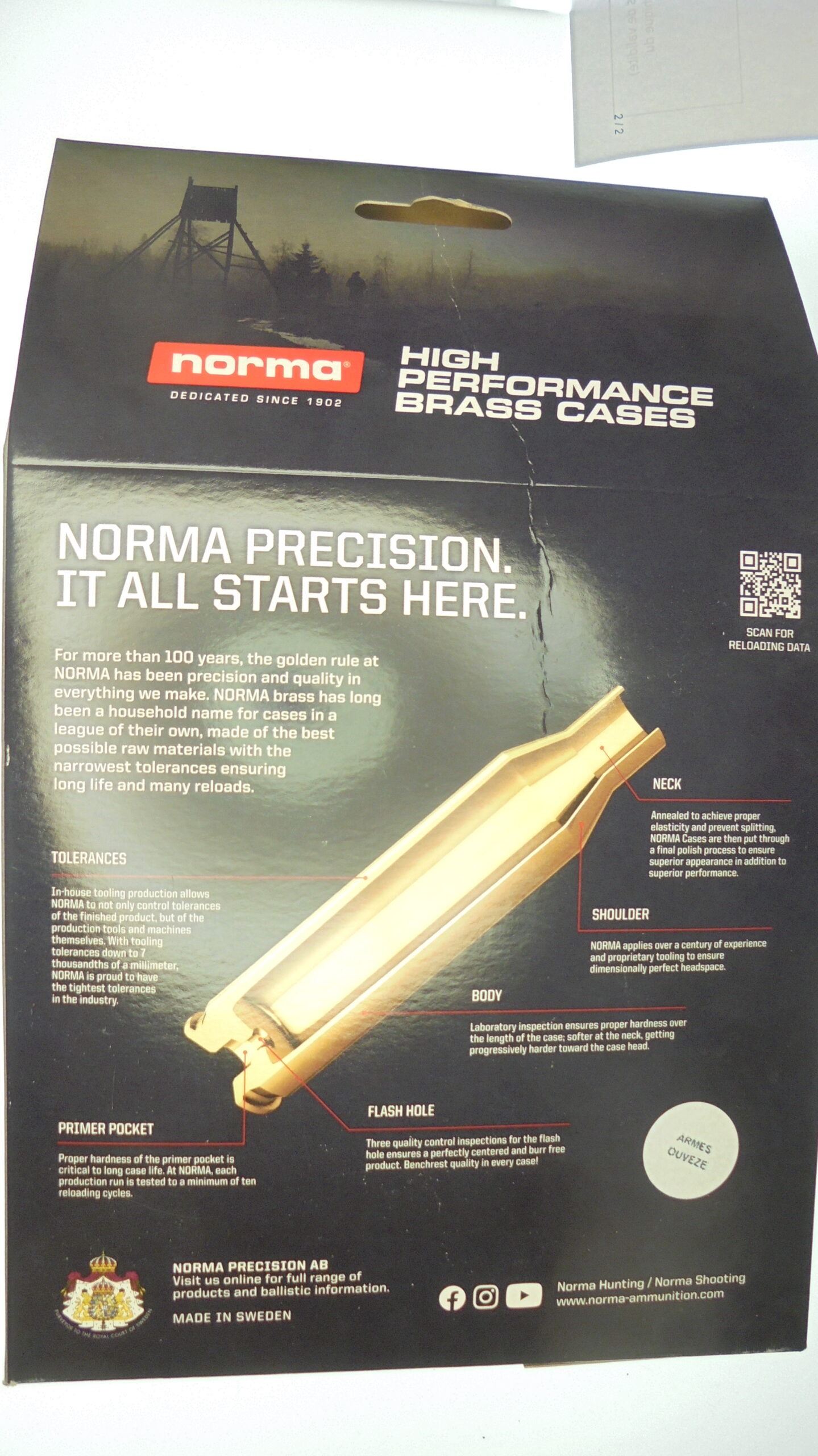 DOUILLES NORMA CALIBRE 8X57 IS (X 50) – Image 3