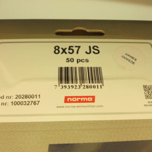 DOUILLES NORMA CALIBRE 8X57 IS (X 50)