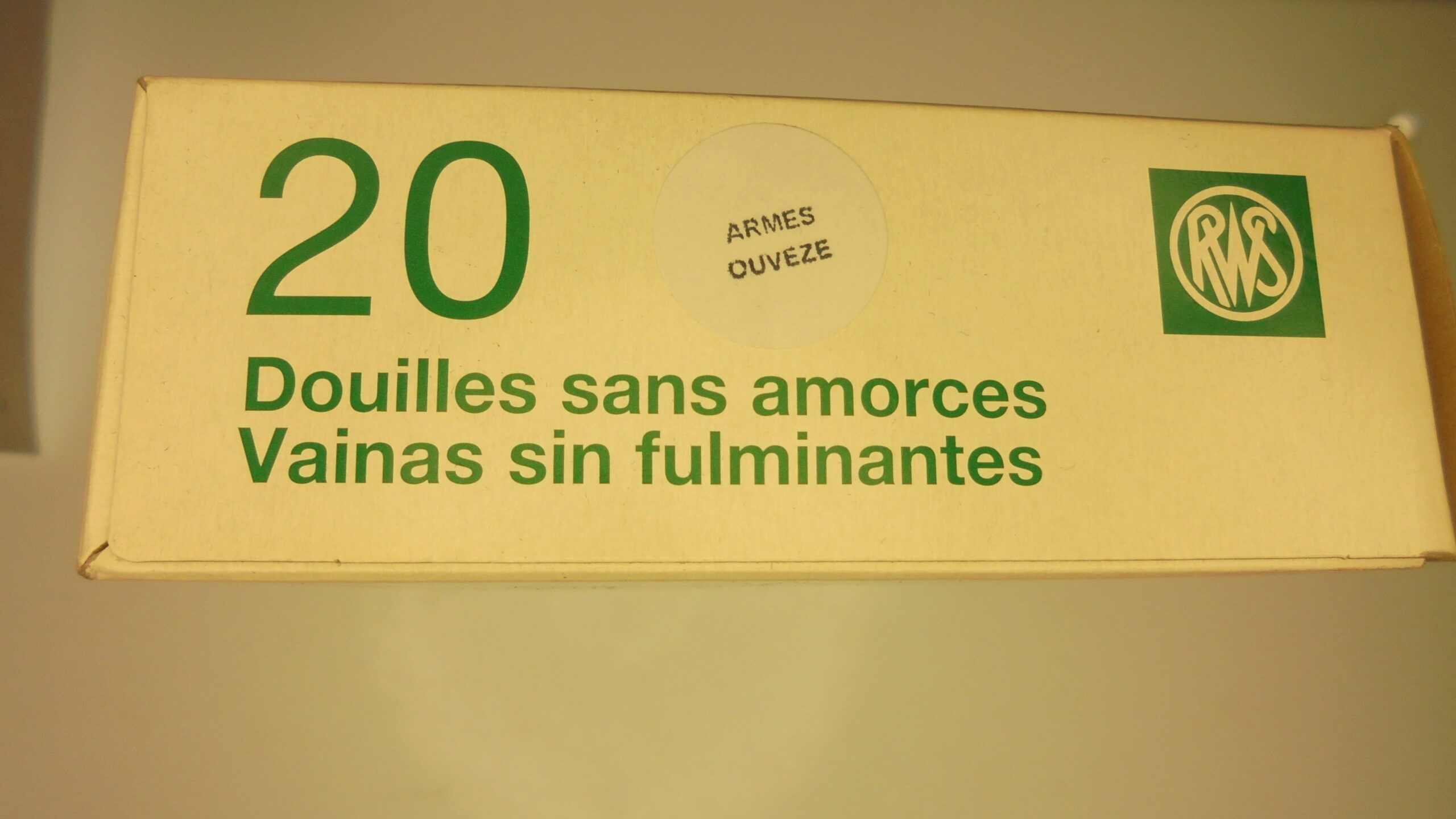 DOUILLES RWS CALIBRE 6.5X68R (X 20) – Image 2