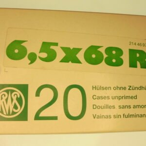 DOUILLES RWS CALIBRE 6.5X68R (X 20)