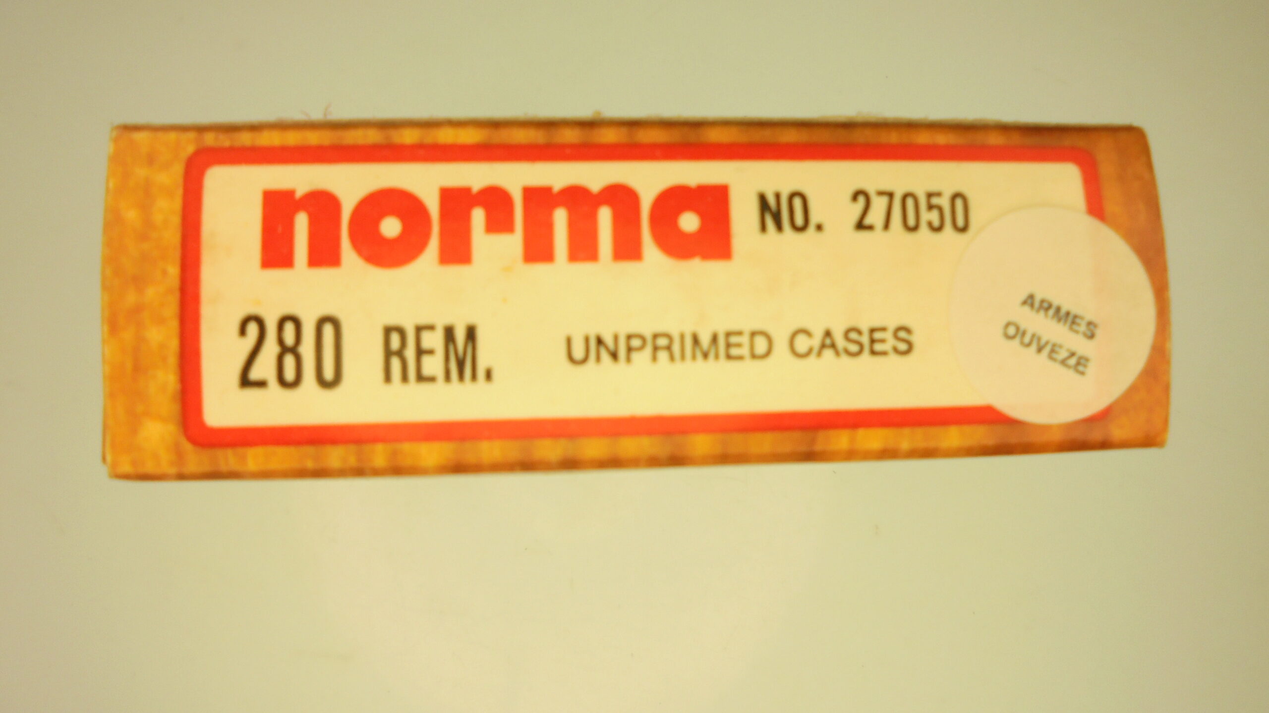DOUILLES NORMA CALIBRE 280 REMINGTON (X 20) – Image 2