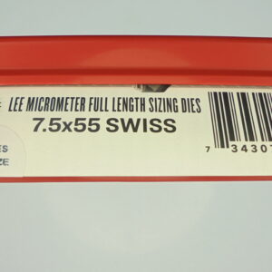 JEUX OUTILS ACIER LEE CALIBRE 7.5X55 SUISSE